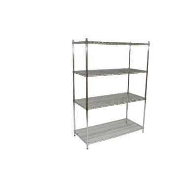  Cool Room 455 X 1370 X 1800 Stainless Steel Wire Shelf Shelves W/Wheels Castors