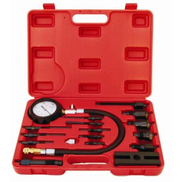 17Pcs Cylinder Pressure Meter Diesel Truck Engine Timing Tool Kit