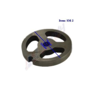 35mm Coarse Cutting Bean Shape Plate For 150Kg Electric Meat Mincer Grinder