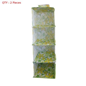 2X Brand New 3 Layer Section Hanging Shoe Clothes Towel Closet Organiser