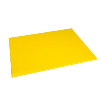 Hygiplas High Density Chopping Board 600x450x12mm Yellow J021