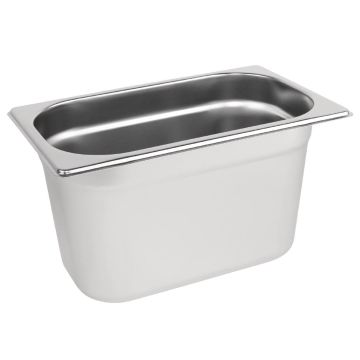 Vogue Stainless Steel 1/4 Gastronorm Pan 150mm DN721