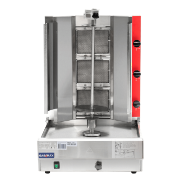 Gasmax Commercial Semi-automatic 3 Burner NG Kebab Machine KB-3