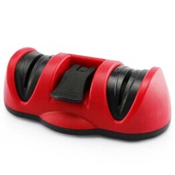 Double Mini Knife 2 Way Sharpener With Suction Base