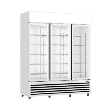 Thermaster Commercial Three Glass Door Colourbond Upright Drink Fridge LG-1203P