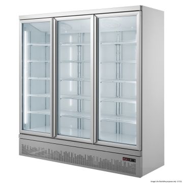 Triple Glass Door Colourbond Upright Drink Fridge Bottom Mounted - LG-1500GBM