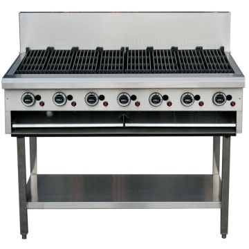 Lkk:Lkk Gas Char Grill W/Stand-1200mm - LKKCG12