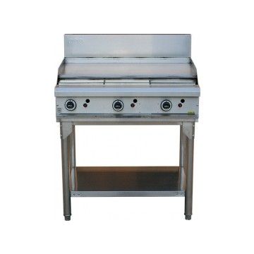 Lkk:900mm Gas Griddle With Legs - LKKOB6A