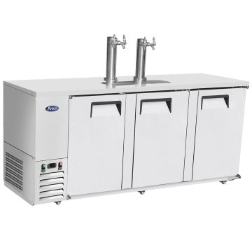 Triple Door Keg Cooler Triple Beer Tap Dispenser Bar Fridge MKC90