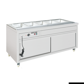 Heated Bain Marie Food Display Without Glass Top PG180FE-B