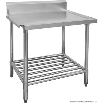 Fed Premium Stainless Steel Dishwasher Bench Left Outlet - WBBD7-0600L/A