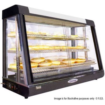 Fed Pie Warmer & Hot Food Display PW-RT/660/TGE