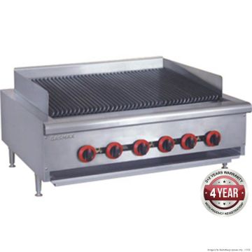 QR-36ELPG LPG Gas 6 Burner Char Grill Top