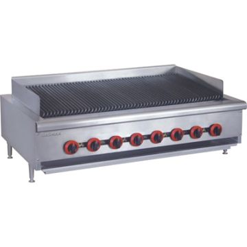 QR-48E Natural Gas 8 Burner Char Grill Top