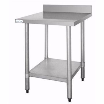Vogue Stainless Steel Table with Splashback 600mm GJ505
