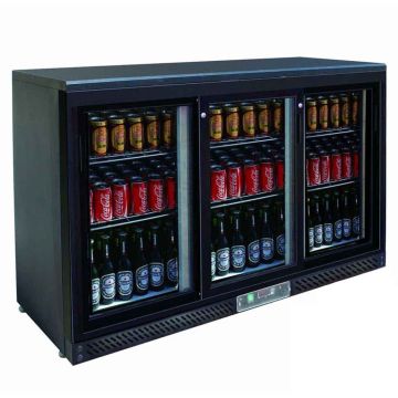 Three Sliding Door Bar Cooler - SC316SD