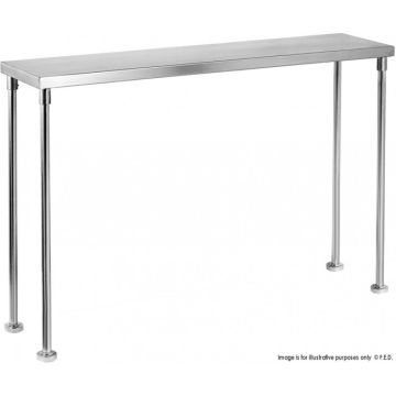 Fed Single Tier Workbench Overshelf 450mm High - WBO1-1500