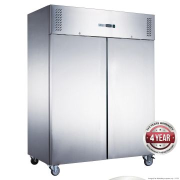 Fed-X S/S Double Door Upright Freezer XURF1200SFV