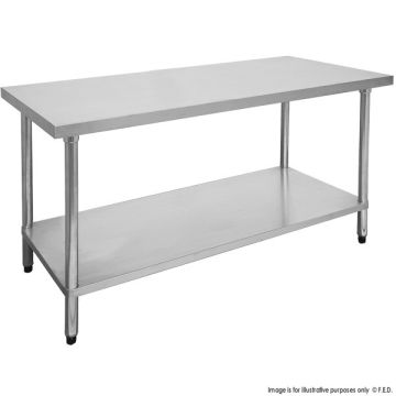 Fed Economic 304 Grade Stainless Steel Tables 700 Deep 2100-7-WB