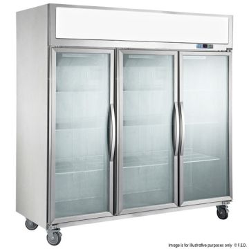 SUCG1500 Three Door Upright Display Fridge