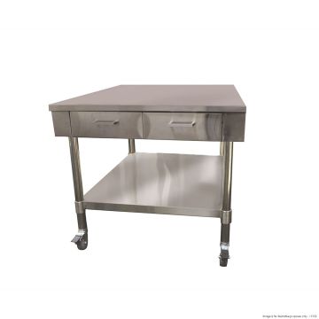 Work Bench with 2 Drawers and Under Shelf - SWBD8-2