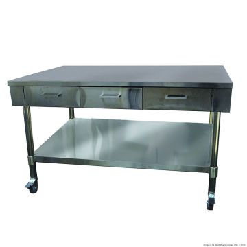 Work Bench with 3 Drawers and Under Shelf - SWBD8-3
