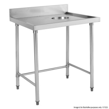 SWCB-7-1200R Stainless Steel Waste Collector Bench