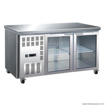 Glass Door Workbench Fridge - TL1500TNG