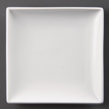 Olympia (Pack of 6) Whiteware Square Plates 295mm U156