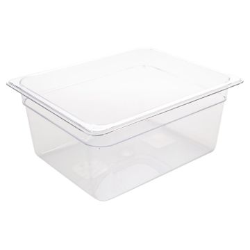 Vogue Polycarbonate 1/2 Gastronorm Container 200mm Clear U231