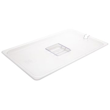 Vogue Polycarbonate 1/1 Gastronorm Lid Notched U250