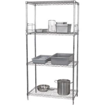 Vogue 4 Tier Wire Shelving Kit 1525x610mm U258