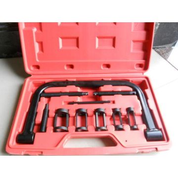 10Pc Valve Spring Compressor Tool Kit For Car Motorcycle