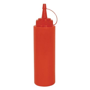 Vogue Red Squeeze Sauce Bottle 340ml K093