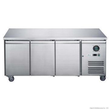 Fed-X S/S Three Door Bench Freezer XUB6F18S3V