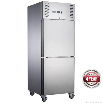 Fed-X S/S Two Door Upright Fridge XURC600S1V