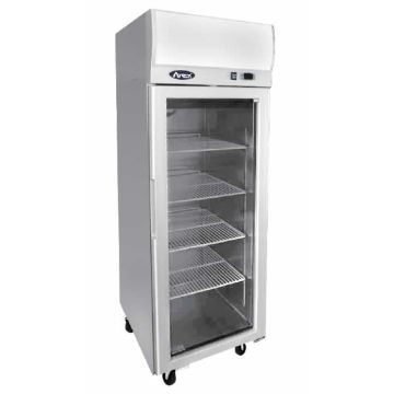 Atosa Top Mounted Single Door Display Glass Refrigerator Fridge YCF9401