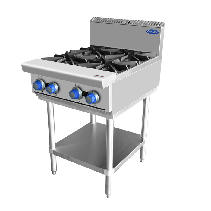COOKRITE 4 Burner Cook Top LPG AT80G4B-F LPG