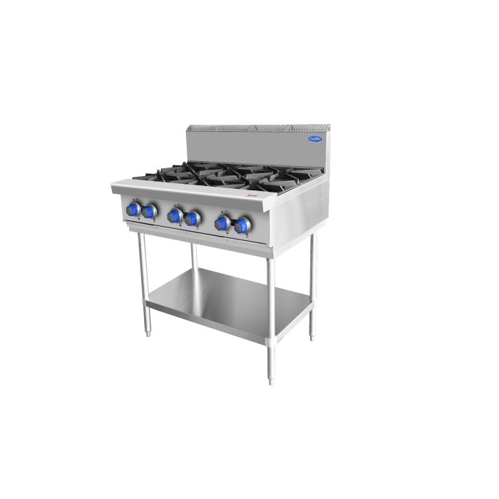 COOKRITE 6 Burner Cook Top LPG AT80G6B-F LPG