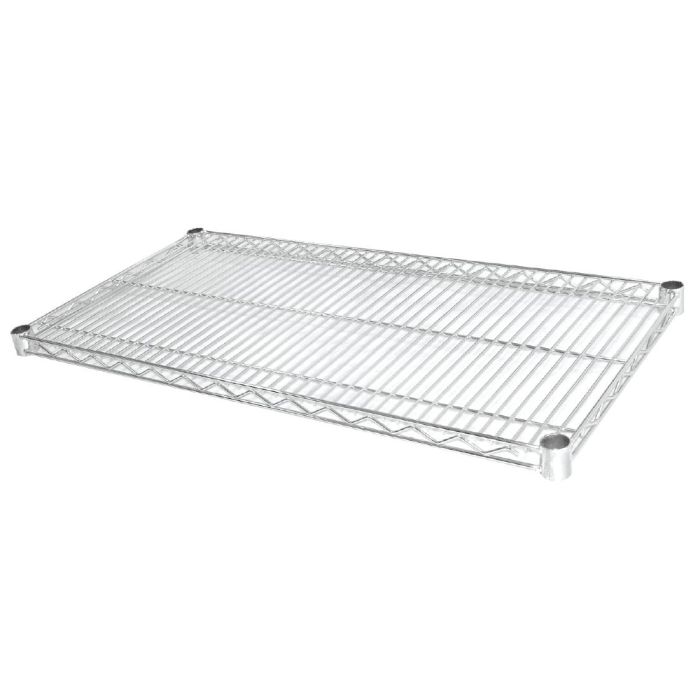 Vogue (Pack of 2) Chrome Wire Shelves 915x457mm Pack of 2 U889