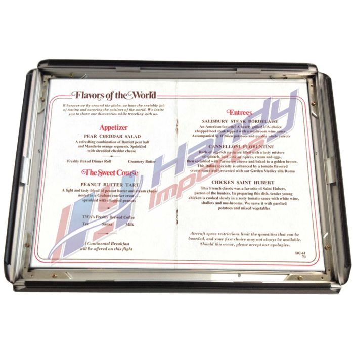 A1 Heavy Duty Black Square Corner Snap Frame 32mm