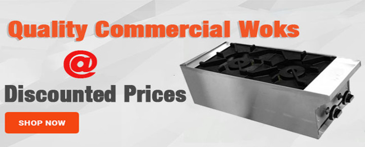Quality commercial woks at discounted prices
