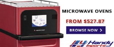 Buy quality commercial grade microwave ovens at Handy Imports