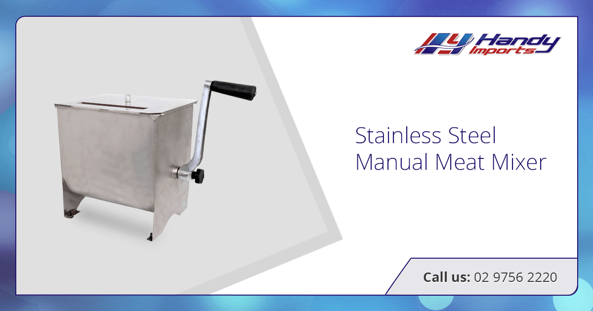 Buy Stainless Steel Manual Meat Mixer at Handy Imports