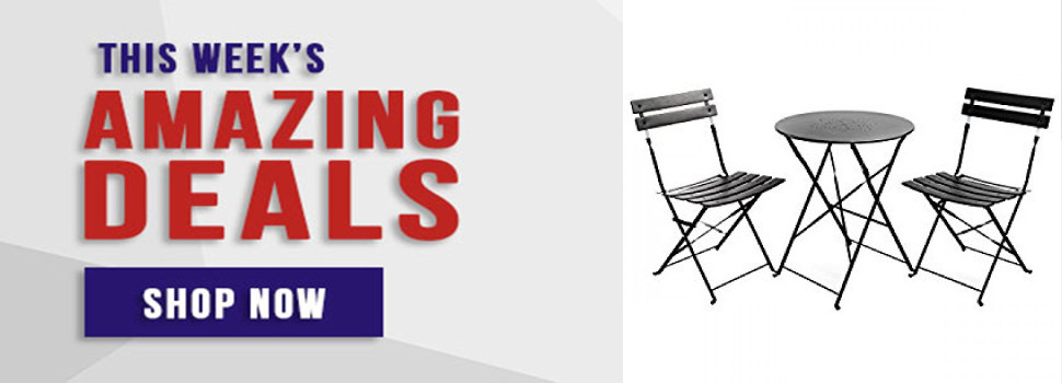 Round table and chair set to accommodate the seating needs of your guests